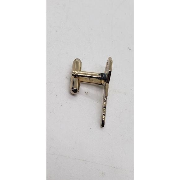 Vintage General Motors GM Key Tie Tack Clip & Cuff Links Car Truck Gold Plated - Picture 5 of 11